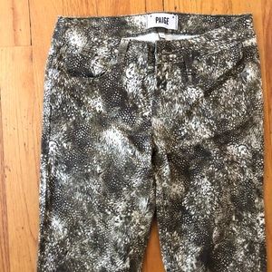 Paige Verdugo Ultra Skinny Jeans in Sepia Feather
